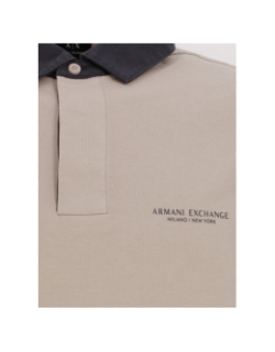 Polo deep beige homme - Armani Exchange