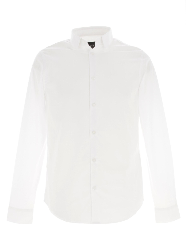 Chemise droite camicia blanc homme - Armani Exchange