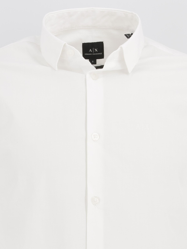 Chemise droite camicia blanc homme - Armani Exchange