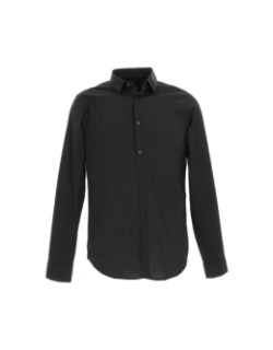 Chemise droite camicia noir homme - Armani Exchange