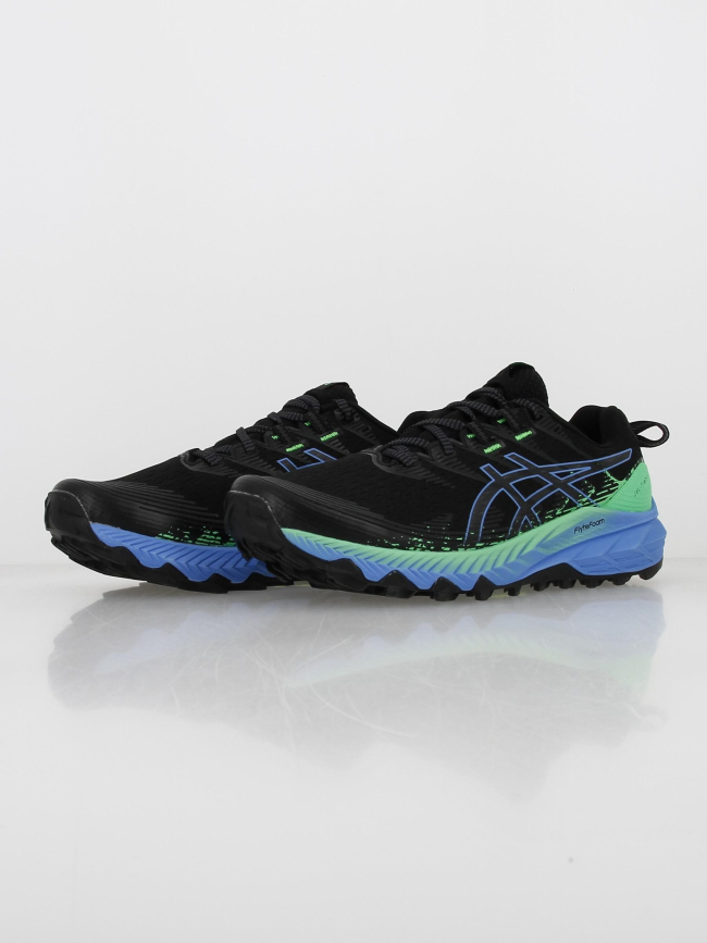 Chaussures de trail trabuco 10 gel noir/bleu homme - Asics