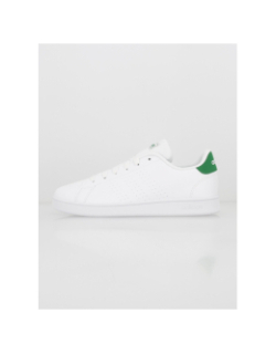 Baskets basses advantage k blanc/vert enfant - Adidas