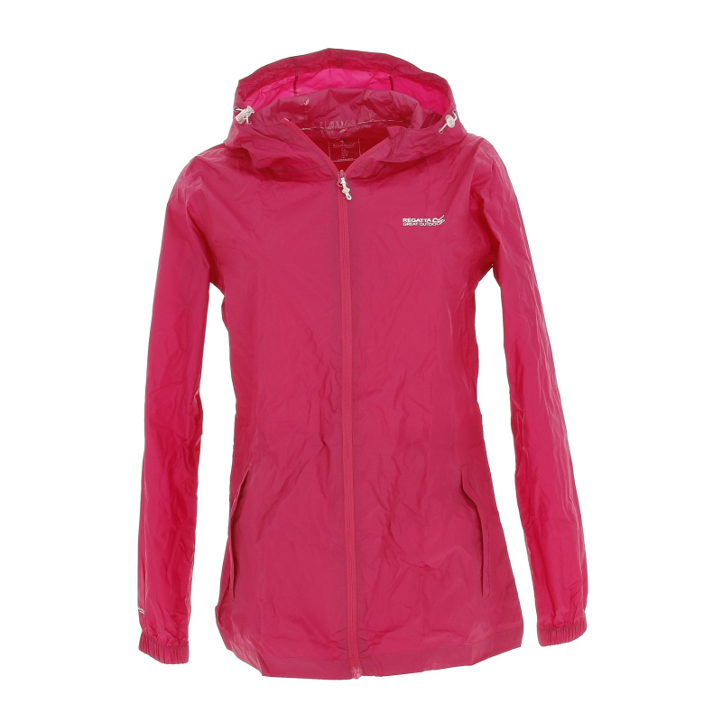 Veste imperméable pack it III berry rose femme - Regatta