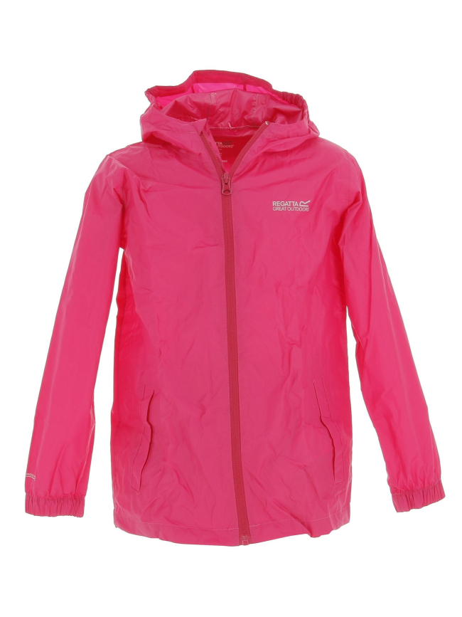 Veste imperméable pack it cabaret rose fille - Regatta