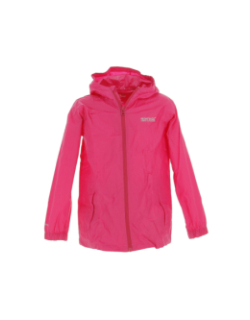 Veste imperméable pack it cabaret rose fille - Regatta