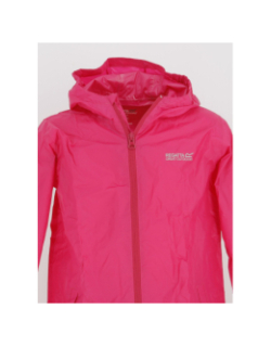 Veste imperméable pack it cabaret rose fille - Regatta