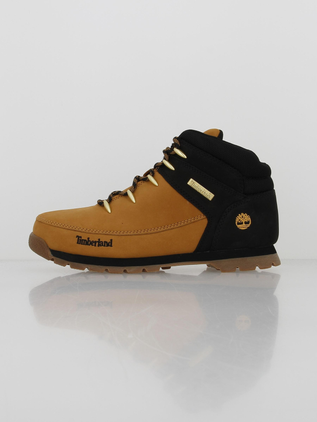 Boots euro sprint mid marron garçon - Timberland