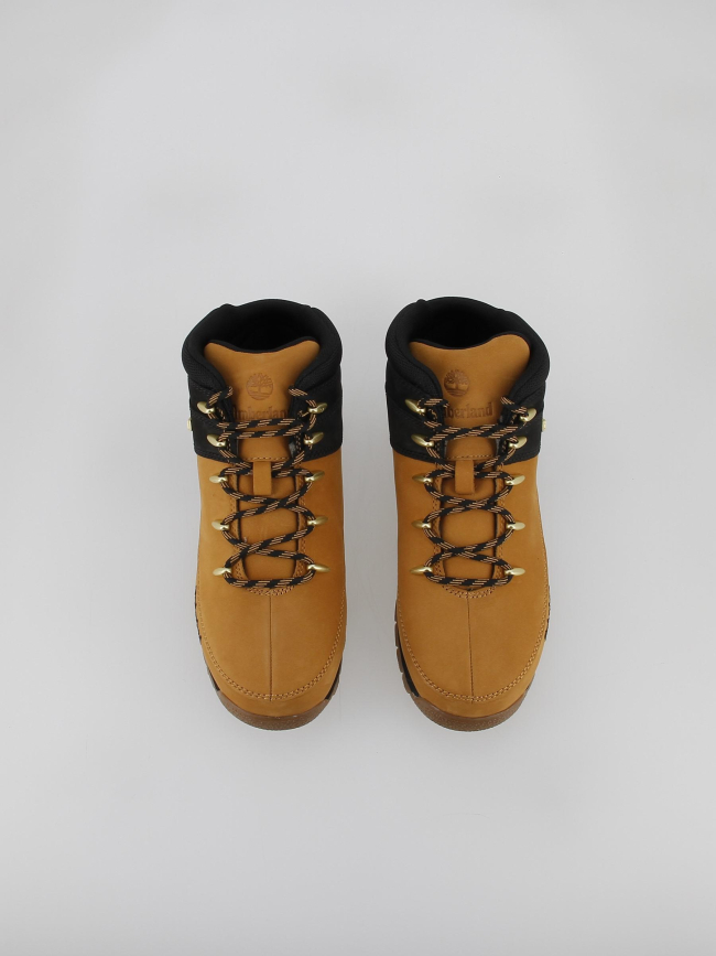 Boots euro sprint mid marron garçon - Timberland