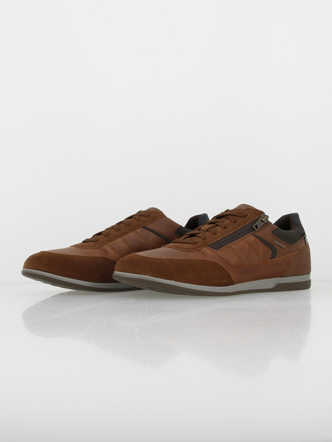 Chaussures basses renan marron homme - Geox