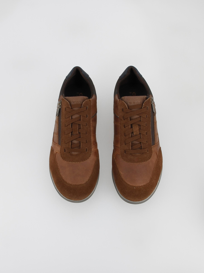 Chaussures basses renan marron homme - Geox