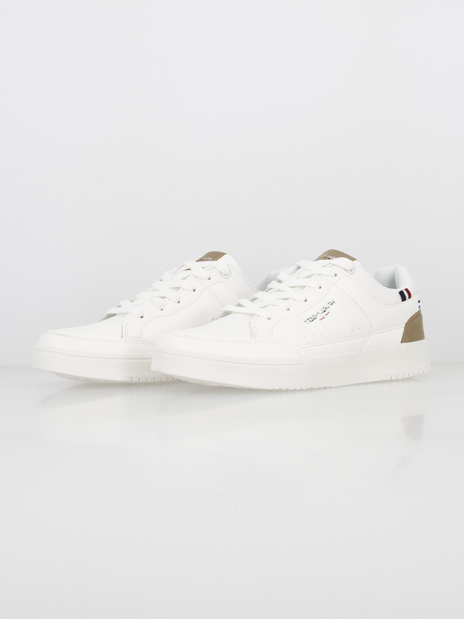 Baskets basses 71586 blanc homme - teddy Smith