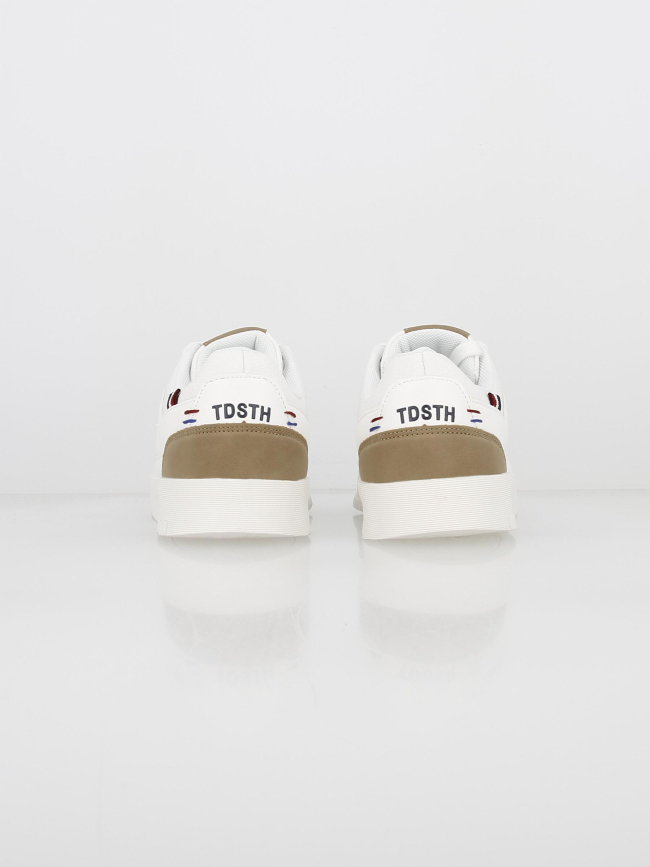 Baskets basses 71586 blanc homme - teddy Smith
