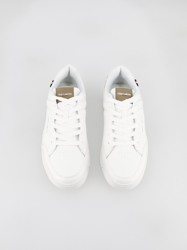 Baskets basses 71586 blanc homme - teddy Smith