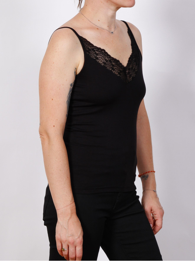 Caraco belle dentelle noir femme - Morgan