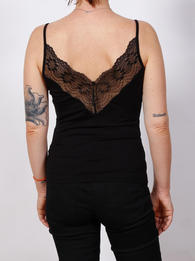 Caraco belle dentelle noir femme - Morgan