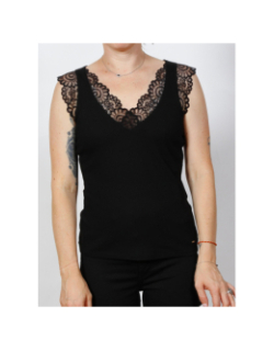 Débardeur col v didou noir femme - Morgan