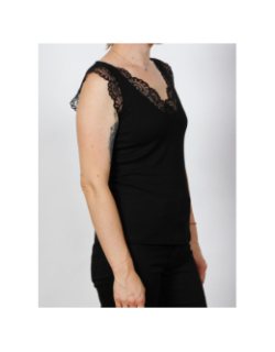 Débardeur col v didou noir femme - Morgan