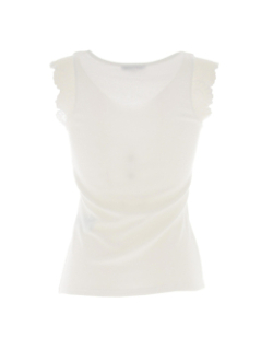 Débardeur col v didou blanc femme - Morgan