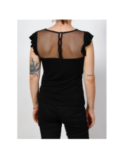 T-shirt sans manche duchan noir femme - Morgan