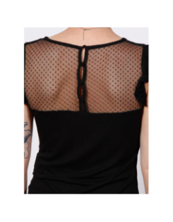 T-shirt sans manche duchan noir femme - Morgan