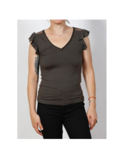 T-shirt sans manche duchan gris femme - Morgan
