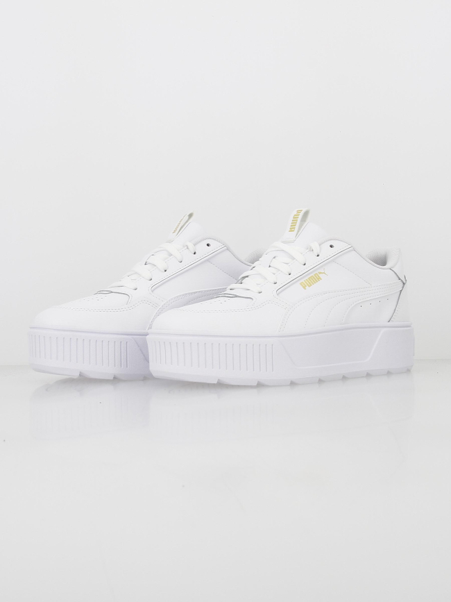 Baskets compensées karmen rebelle blanc femme - Puma