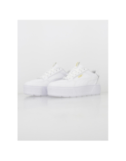 Baskets compensées karmen rebelle blanc femme - Puma