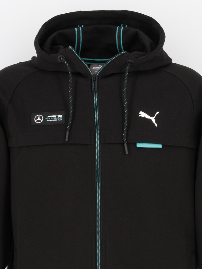 Sweat à capuche mercedes noir homme - Puma