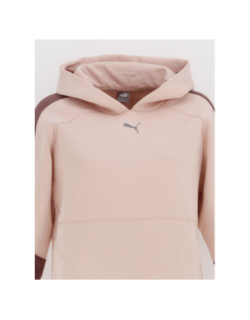 Sweat à capuche evostripe rose femme - Puma