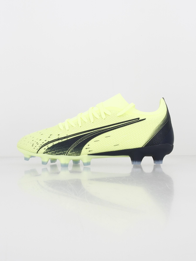 Chaussures de football ultra match fg/ag jaune - Puma