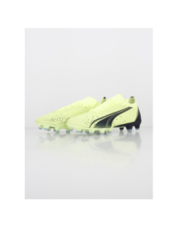 Chaussures de football ultra match fg/ag jaune - Puma