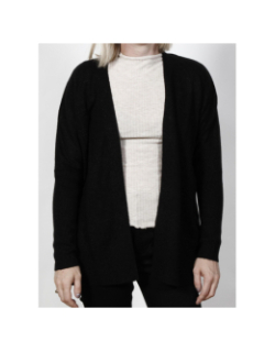 Gilet doudou noir femme - Morgan