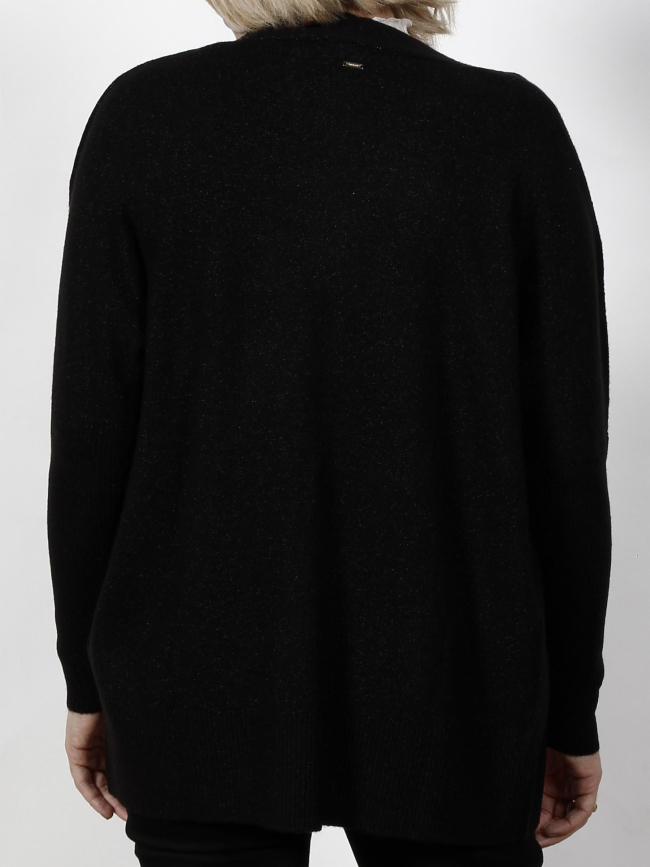 Gilet doudou noir femme - Morgan