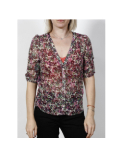 Blouse manches 3/4 cinou multicolore femme - Morgan