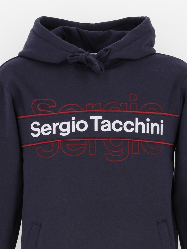 Sweat à capuche eagle bleu marine homme - Sergio Tacchini