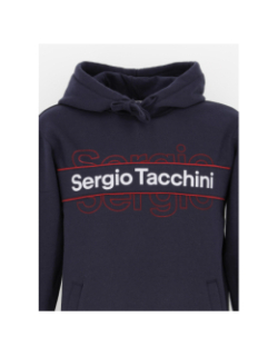 Sweat à capuche eagle bleu marine homme - Sergio Tacchini