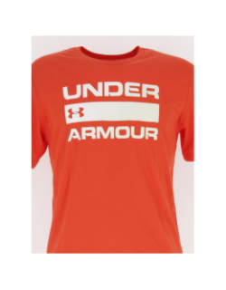 T-shirt de sport team issue orange homme - Under Armour