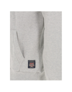 Sweat à capuche light gris homme - Von Dutch