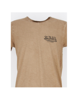 T-shirt badog marron homme - Von Dutch