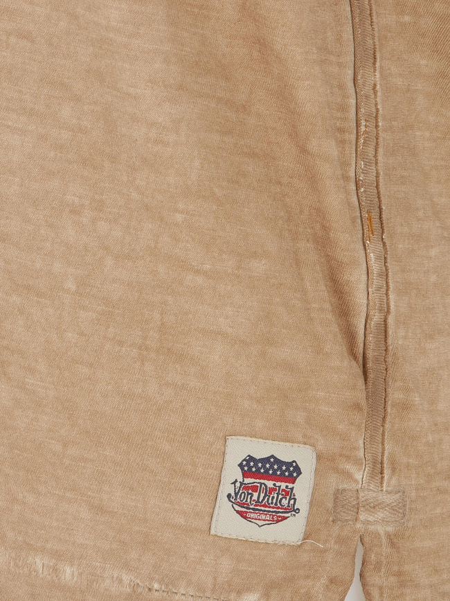 T-shirt badog marron homme - Von Dutch