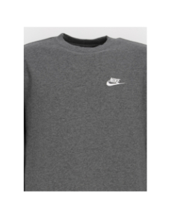 Sweat nsw club crew gris homme - Nike