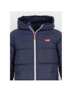 Doudoune à capuche colorblock bleu marine garçon - Levi's