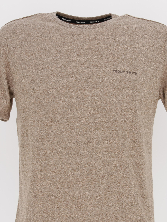 T-shirt nark marron chiné homme - Teddy Smith