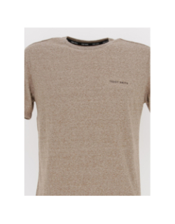 T-shirt nark marron chiné homme - Teddy Smith