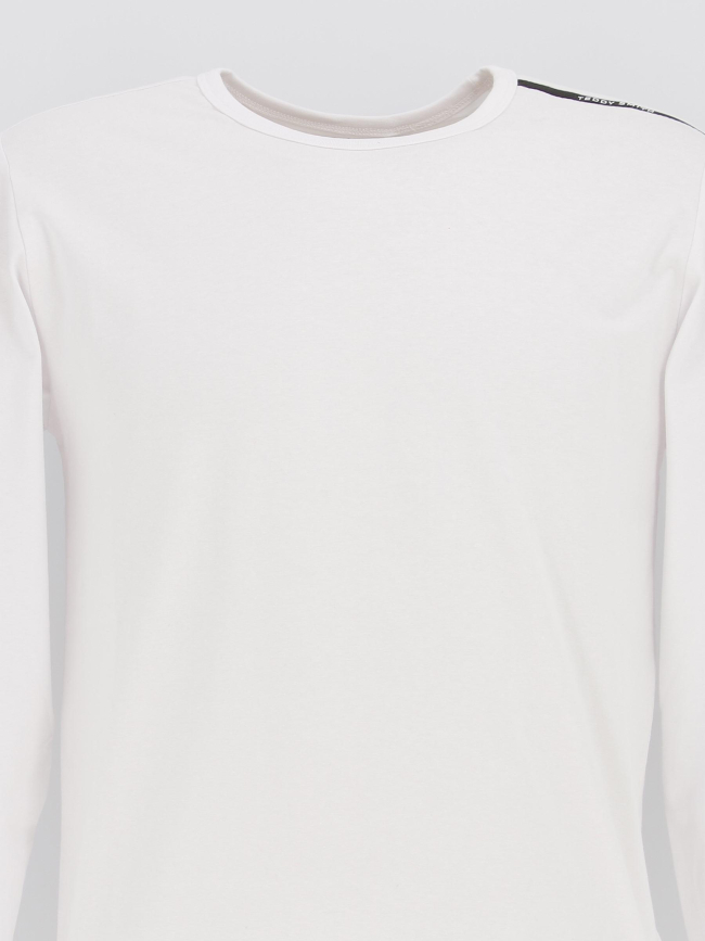 T-shirt manches longues tucker blanc homme - Teddy Smith