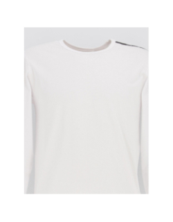 T-shirt manches longues tucker blanc homme - Teddy Smith