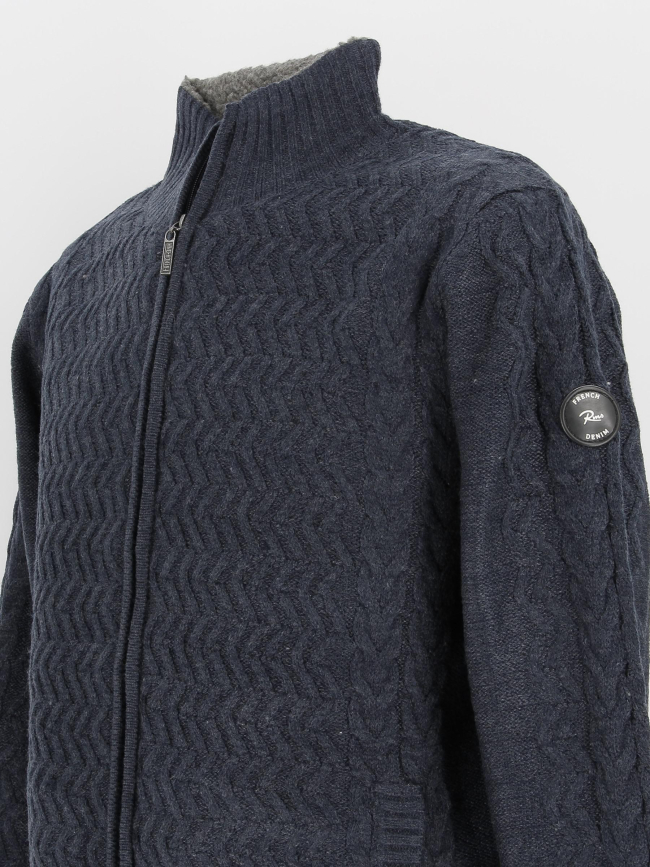 Veste doublée sherpa bleu marine homme - Rms 26