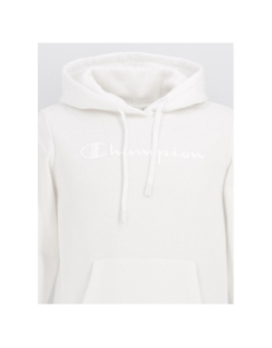 Sweat à capuche hooded blanc femme - Champion