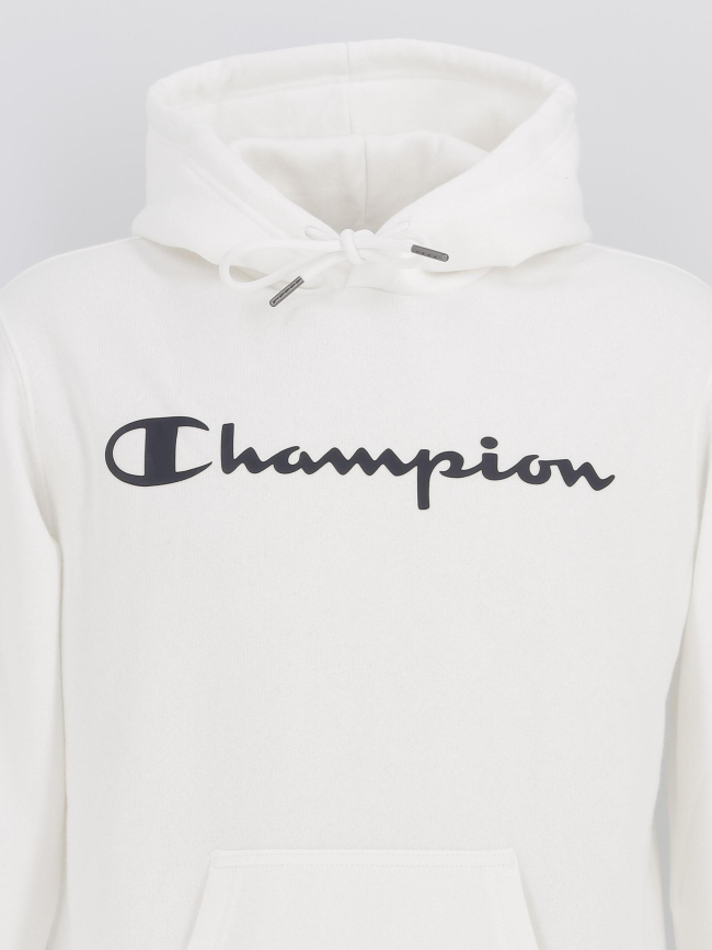 Sweat à capuche hooded blanc homme - Champion