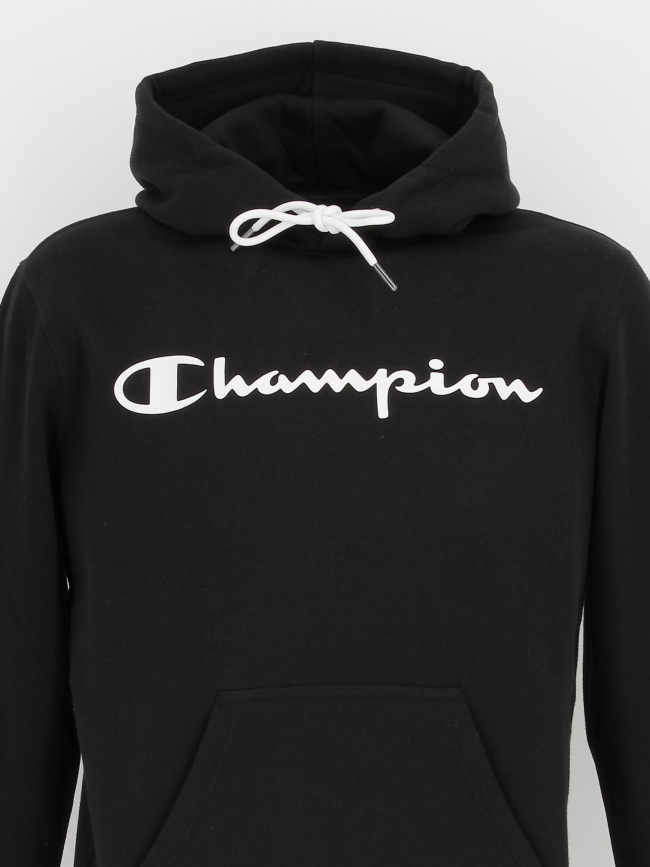 Sweat à capuche hooded noir homme - Champion